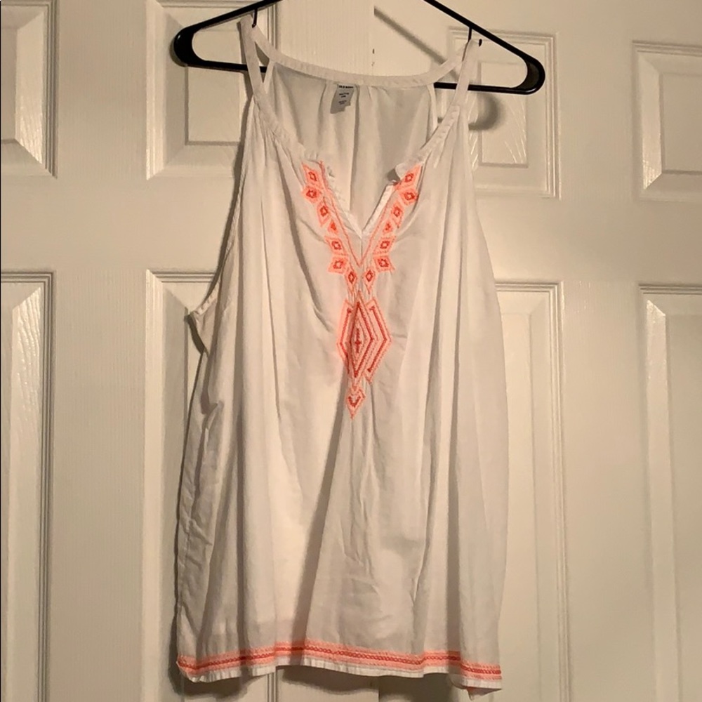 Embroidered Tank Top